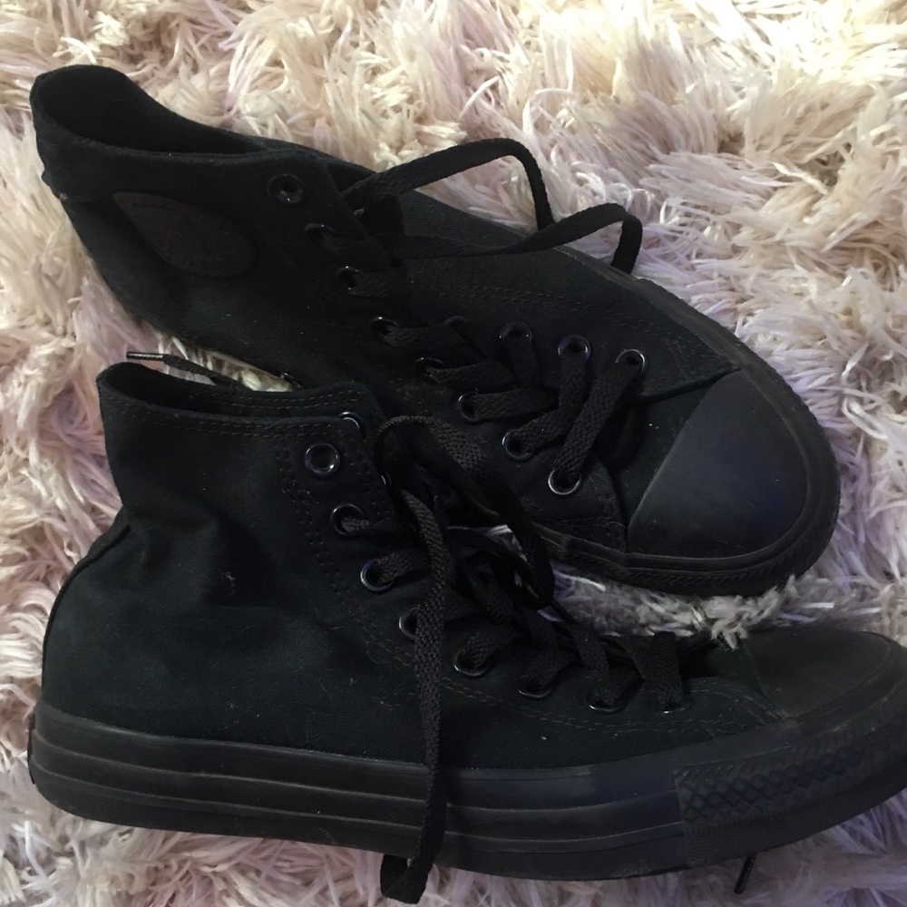 All black converse